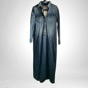 Zara Maxi denim dress, Size M